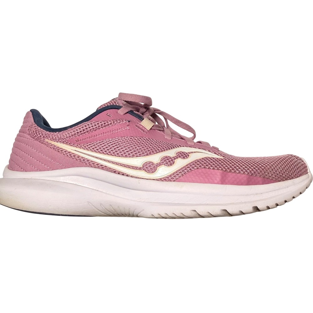 Saucony Axon 3 Womens Running Shoes Pink Mauve Mesh Athletic Sneakers Size 9.5